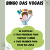 bingo das vogais