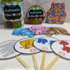 elefante colorido,cores