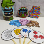 elefante colorido,cores