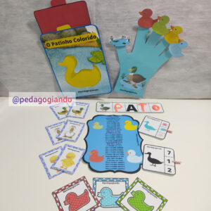 patinho colorido, cores