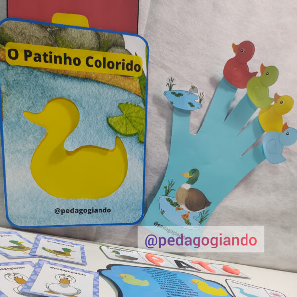patinho colorido, cores