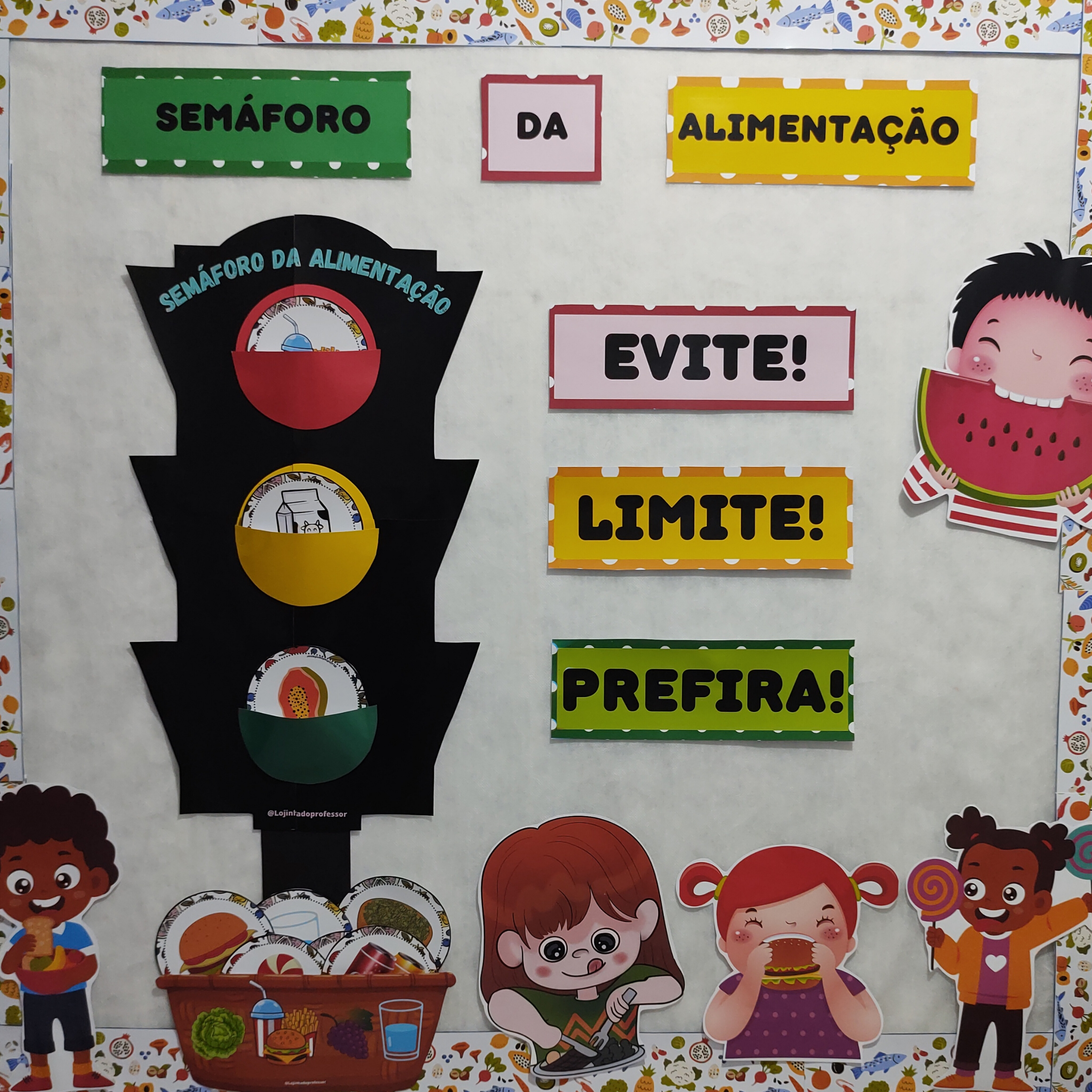 semáforo da alimentação- painel