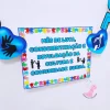 setembro azul,bambolê setembro azul, surdos, mês dos surdos,moldura para foto