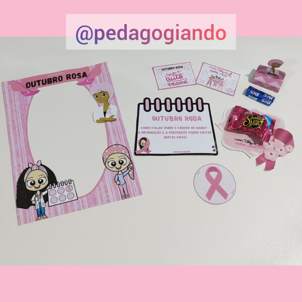 outubro rosa, kit outubro rosa