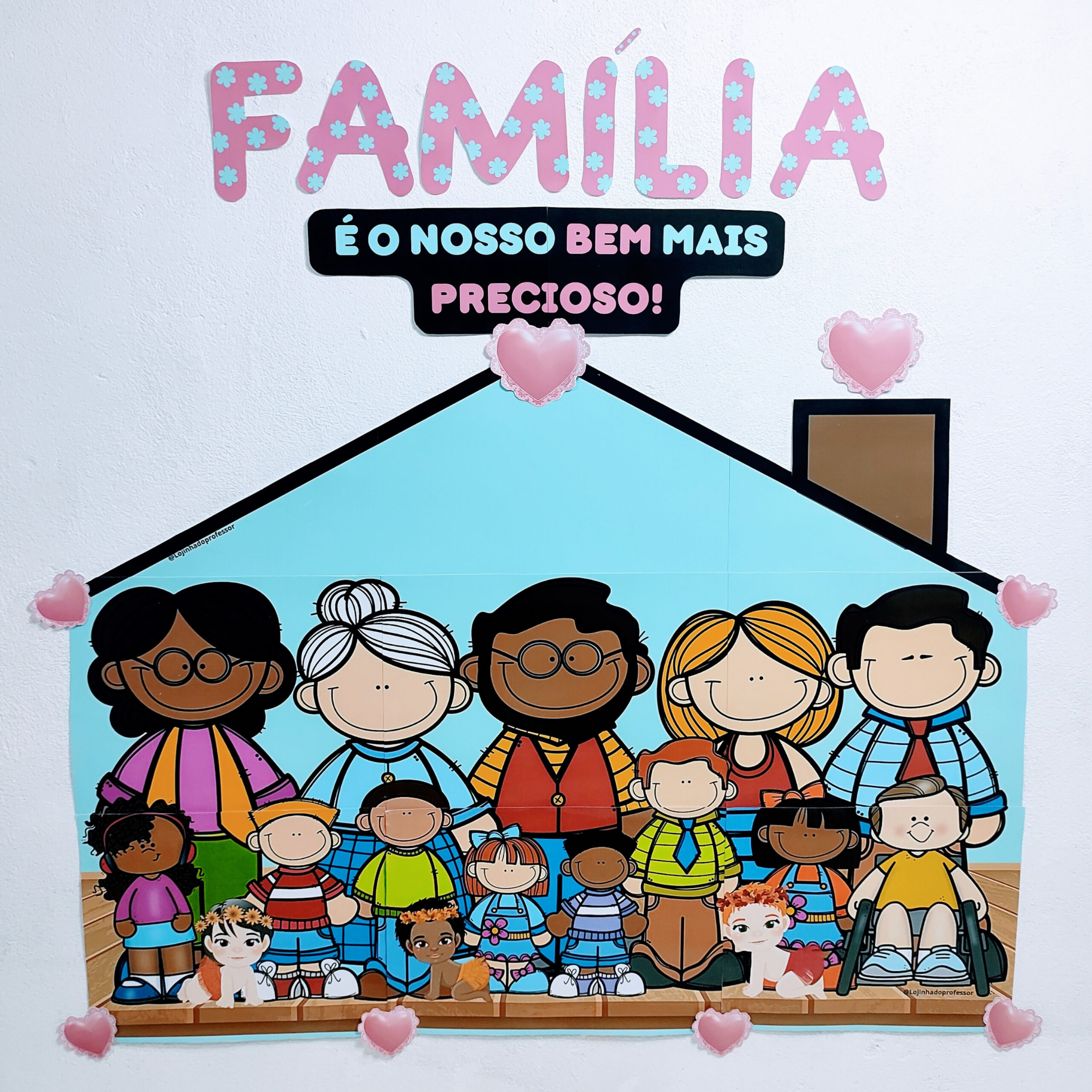 Dia da família – painel – Lojinha do Professor