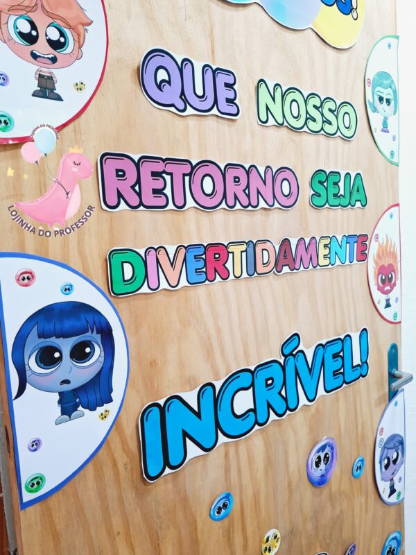 divertidamente- painel para porta