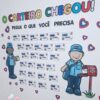 dinâmica peguq o que você precisa, dinâmica volta às aulas, volta às aula, o carteiro chegou