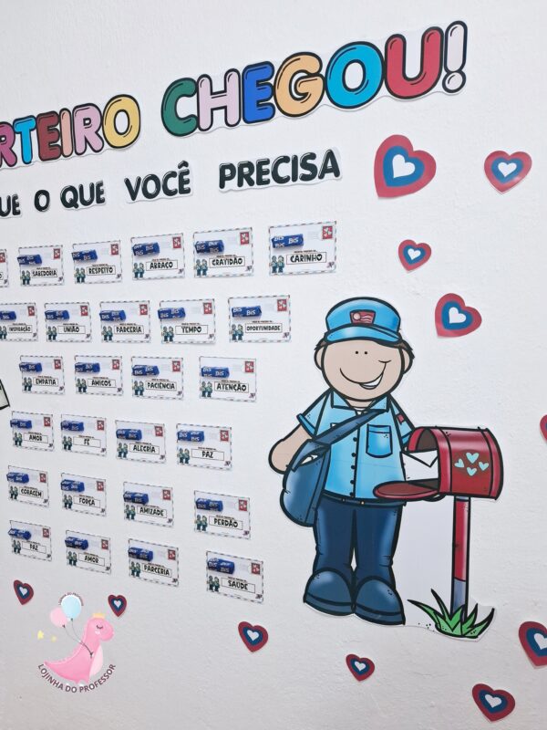 o carteiro chegou , dinâmica professor, dinâmica aluno, dinâmica pegue o que você precisa