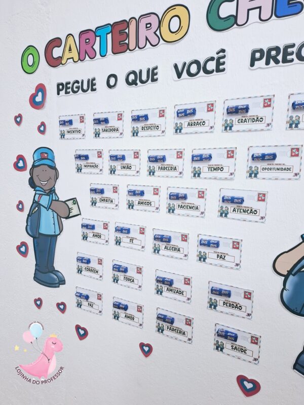 o carteiro chegou , dinâmica professor, dinâmica aluno, dinâmica pegue o que você precisa