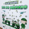 painel dia do soldado, dia do soldado, 25 de agosto,painel soldado