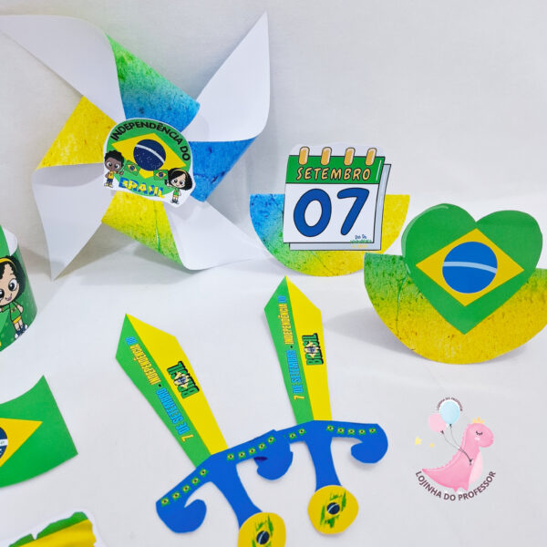 KIT DIA DA INDEPENDÊNCIA, independência do brasil, 7 de setembro, brasil
