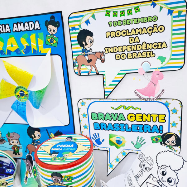 independência do Brasil, Brasil, 7 de setembro,semana da pátria,KIT ESOLAR ,escola,