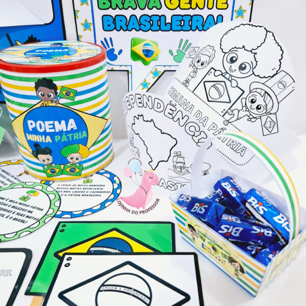 independência do Brasil, Brasil, 7 de setembro,semana da pátria,KIT ESOLAR ,escola,