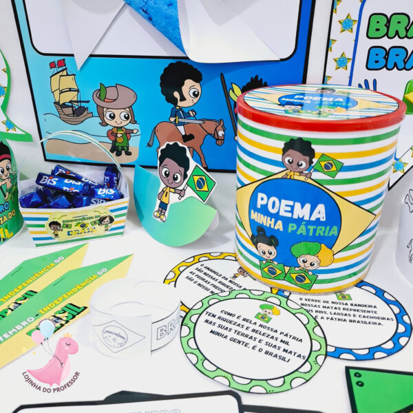 independência do Brasil, Brasil, 7 de setembro,semana da pátria,KIT ESOLAR ,escola,