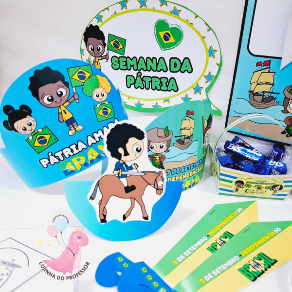independência do Brasil, Brasil, 7 de setembro,semana da pátria,KIT ESOLAR ,escola,