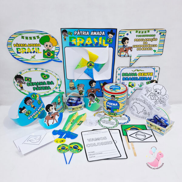 independência do Brasil, Brasil, 7 de setembro,semana da pátria,KIT ESOLAR ,escola,