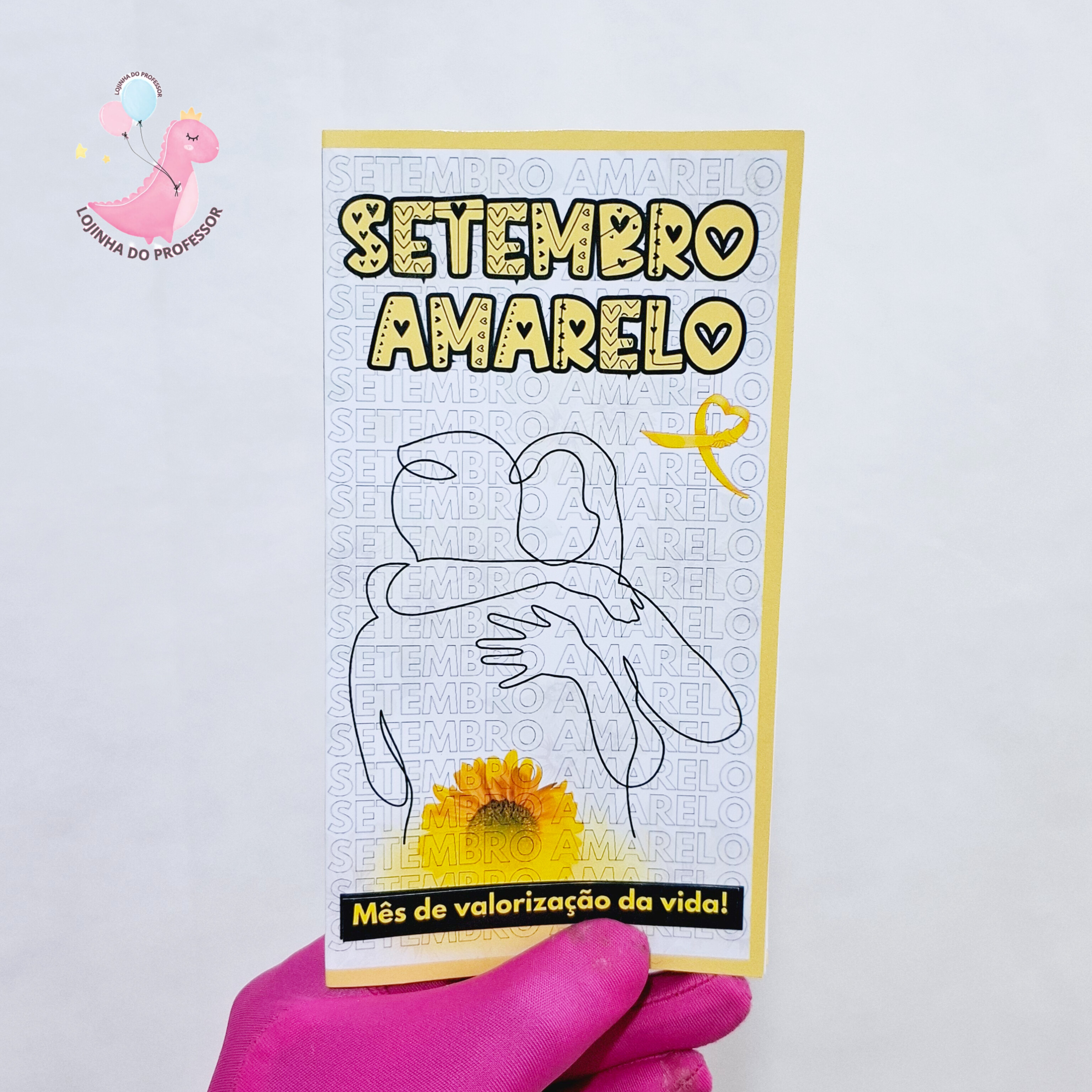 setembro amarelo, folder setembro amarelo, recurso pedagógico
