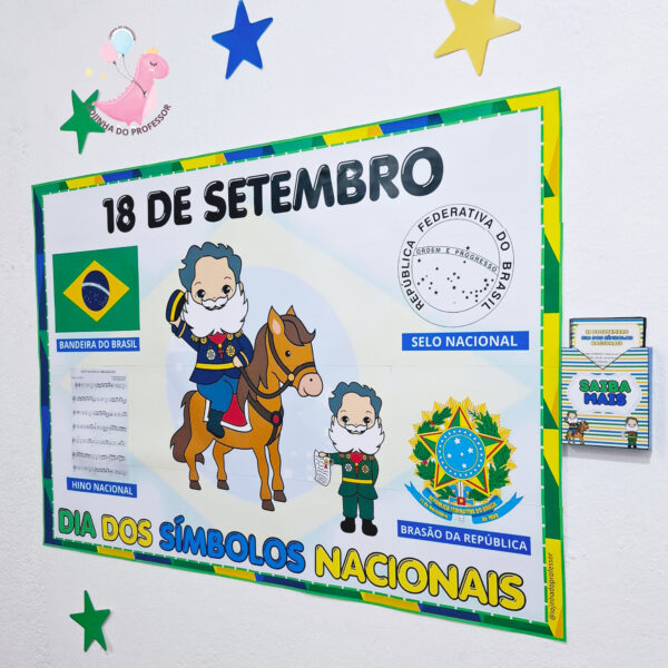 símbolos nacionais , dia dos símbolos nacionais , painel símbolos nacionais
