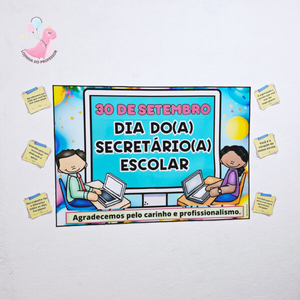 Dia do(a) secretário (a) escolar-painel