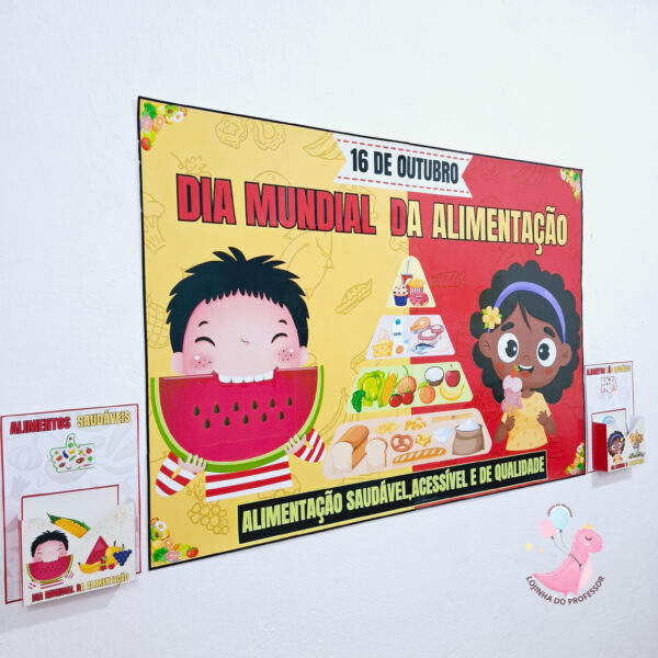 dia mundial da alimentação, alimentação saudável,alimentação saudávelx alimentação não saudável,dia nacional da alimentação,recurso pedagógico, lojinha do professor, atividades infantis, alfabetização e letramento,educação infantil,atividades para crianças