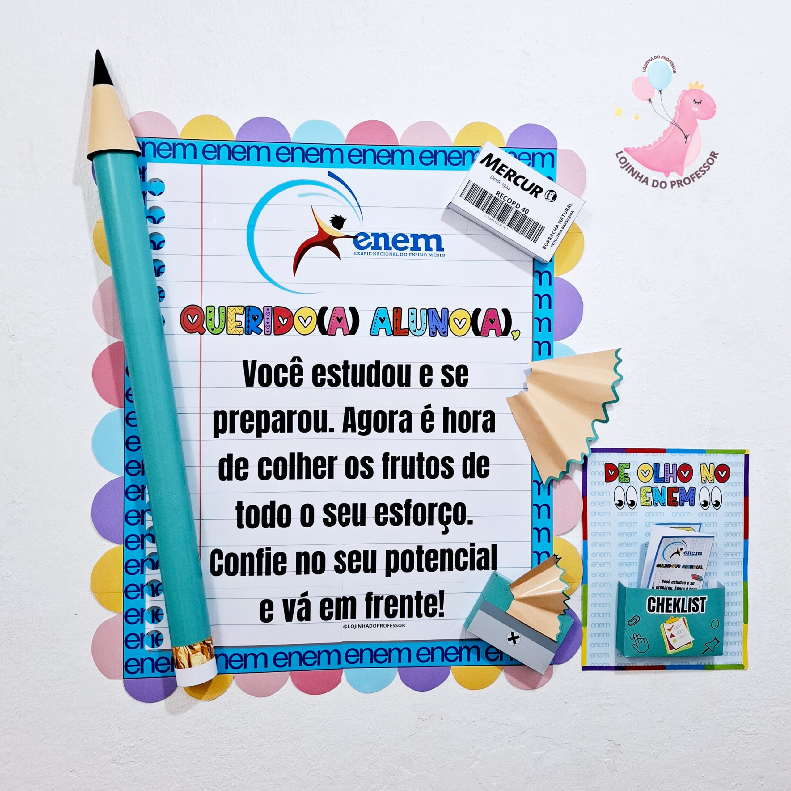 enem, prova do enem, prova do enem, cheklist enem, painel enem, painel de incentivo ,enem,recurso pedagógico, lojinha do professor, atividades infantis, alfabetização e letramento,educação infantil,atividades para crianças