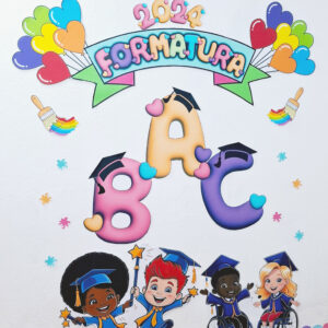 formatura, formandos abc, formandos 2024, painel formandos , recurso pedagógico, lojinha do professor, atividades infantis, alfabetização e letramento,educação infantil,atividades para crianças