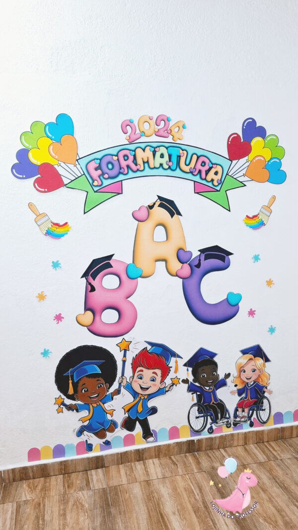 formatura, formandos abc, formandos 2024, painel formandos , recurso pedagógico, lojinha do professor, atividades infantis, alfabetização e letramento,educação infantil,atividades para crianças