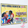 amigo secreto,painel amigo secreto, dinâmica amigo secreto,recurso pedagógico, lojinha do professor, atividades infantis, alfabetização e letramento,educação infantil,atividades para crianças