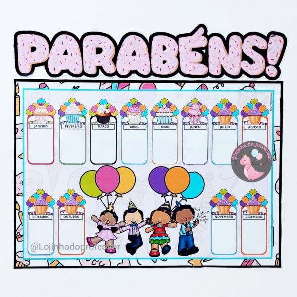 ANIVERSARIANTES- CARTAZ
