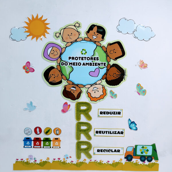 Protetores do meio ambiente-painel
