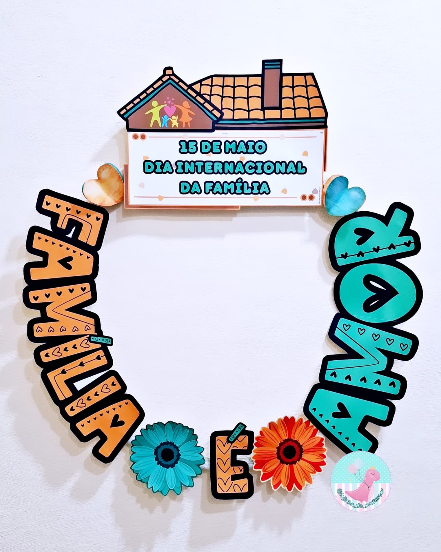 Bambolê para foto- Dia da Família – Lojinha do Professor
