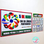 dia da líbua portuguesa, painel dia da língua portuguesa, língua portuguesa, portuguÊs, Lojinha do professor, recursos pedagógicos, professor, educação, atividades infantis, alfabetização,professora, professor,recursos lúdicos, lojinha,ensino fundamental,pedagogo,pedagoga,dicas de atividades infantis,