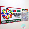 dia da líbua portuguesa, painel dia da língua portuguesa, língua portuguesa, portuguÊs, Lojinha do professor, recursos pedagógicos, professor, educação, atividades infantis, alfabetização,professora, professor,recursos lúdicos, lojinha,ensino fundamental,pedagogo,pedagoga,dicas de atividades infantis,