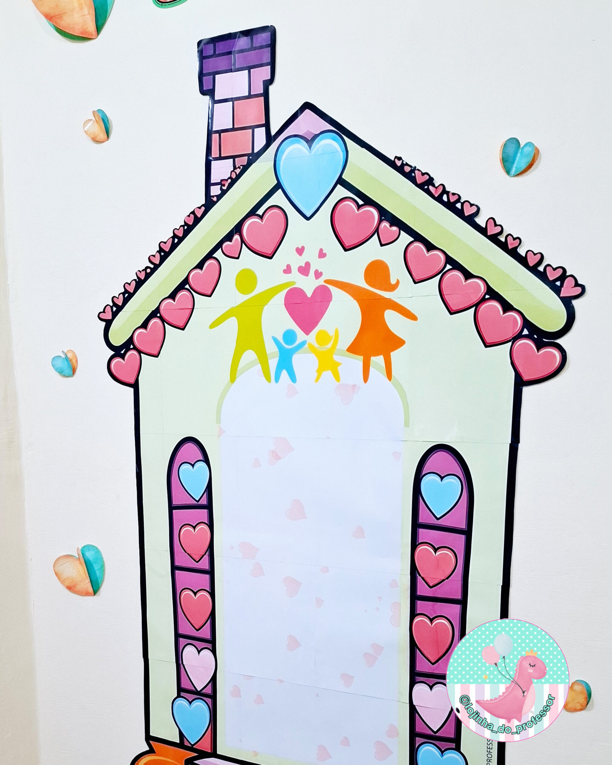 Mural para foto- Dia da família – Lojinha do Professor