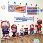 semana nacional da pessoa com deificiência intectual e múltipla, painel semana da educação especial,Inclusão, Respeito, Diversidade, Acessibilidade, Autonomia, Conscientização, Apoio, Direitos, Valorização, Potencial.