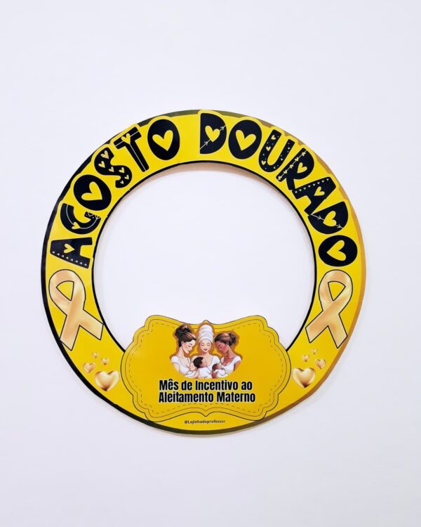 agosto dourado, bambolê para foto agosto dourado,