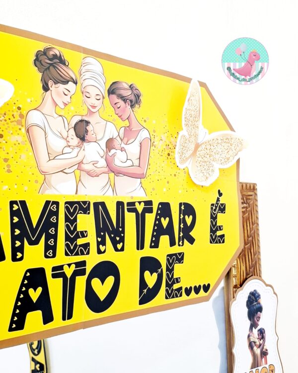painel agosto dourado, agosto dourado, espelho do afeto agosto agosto dourado, mês de incentivo a amamentação, caixa mimo agosto dourado ,campanha agosto dourado, lojinha do professor, recursos pedagógicos, educação, professora, pedagogia