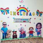 semana nacional da pessoa com deificiência intectual e múltipla, painel semana da educação especial,Inclusão, Respeito, Diversidade, Acessibilidade, Autonomia, Conscientização, Apoio, Direitos, Valorização, Potencial.