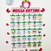 nossa rotina, rotina,sala de aula, cartaz para sala de aula , morango do amor, recursos pedagógicos, educação, pedagogia, ornamentação para sala de aula, escola, educação infantil, ensino fundamental, lojinha do professor