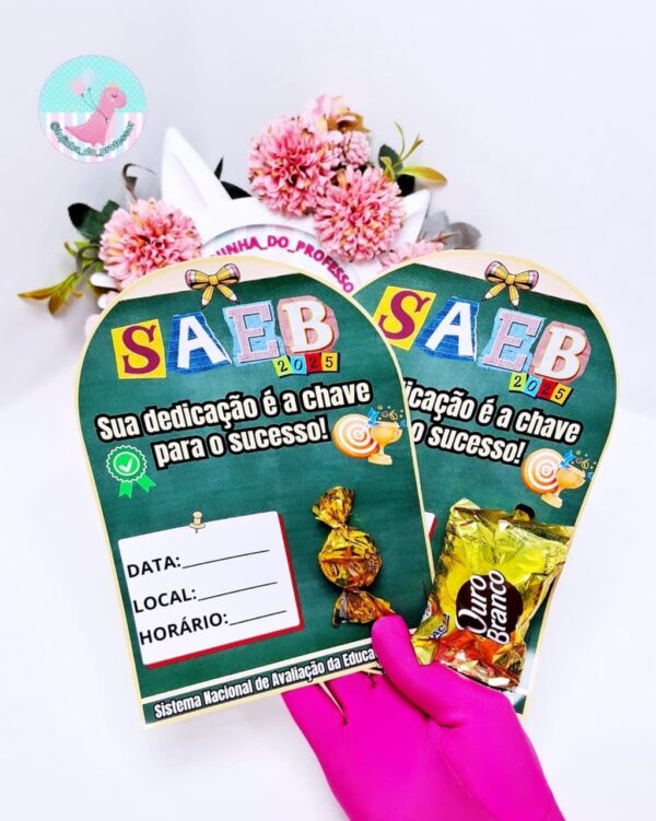 cartão saeb,saeb 2025, painel saeb 2025, kit saeb 2025, SAEB, sistema de avaliação da educação básica,semana de avaliações, prova final, avaliação externa, painel saresp,dia de prova,boa prova, semana de avaliação, spaece, boa prova, dia de prova, incentivo para prova,saeb 2025