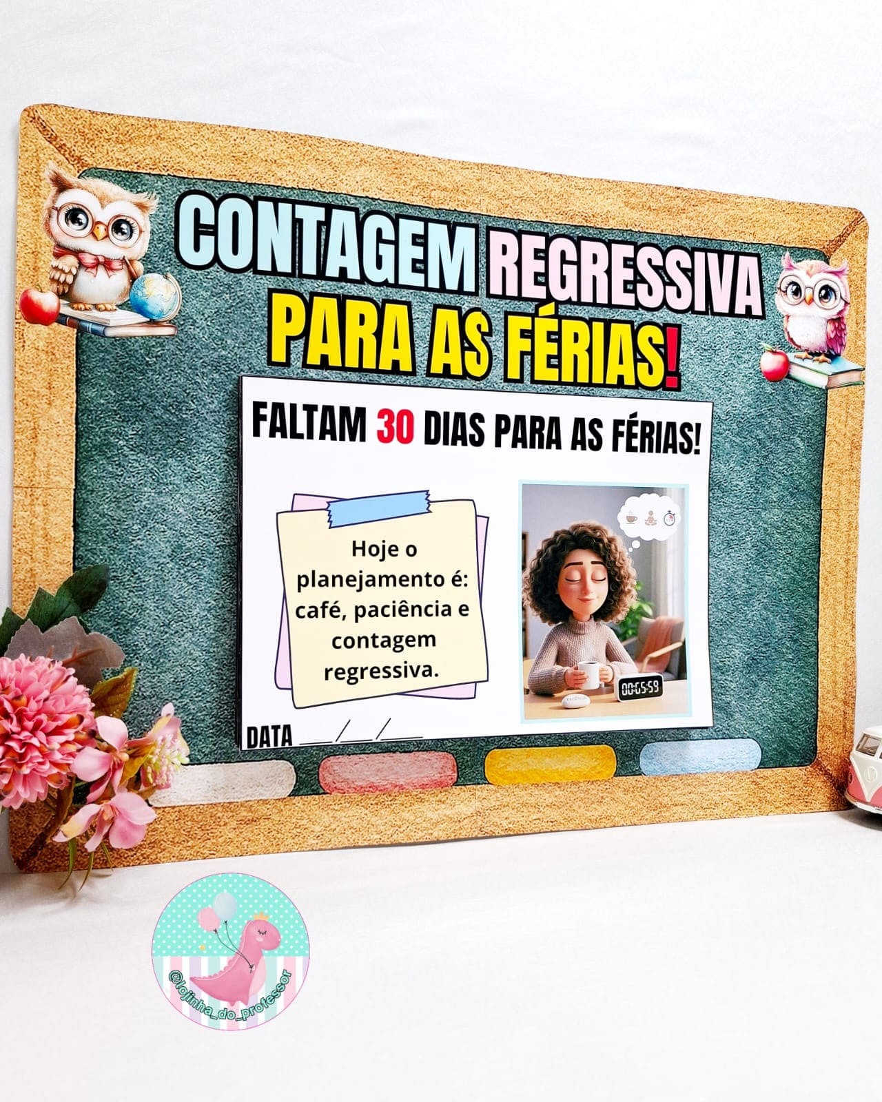 Contagem regressiva-Professores – Lojinha do professor