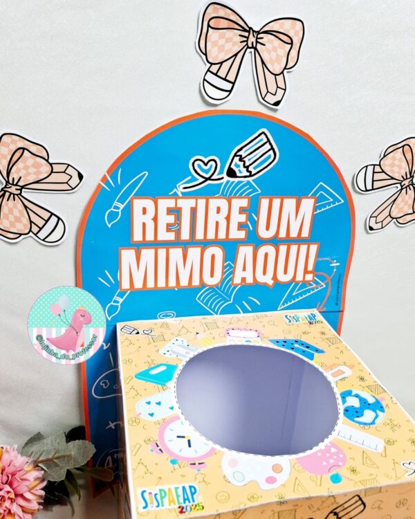 caixa mimo sispaeap,SISPAEAP PAINEL 2025,MURAL PARA FOTO SARESP,saeb,semana de avaliações ,semana de provas, avaliações externas, enem, spece,dia de prova, boa prova, inventivo para provs, contagem regressiva para prova,saego,SAEPI,PAINEL SPAECE,SARESP-PAINEL SARESP