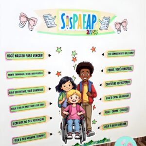 caixa mimo sispaeap,SISPAEAP PAINEL 2025,MURAL PARA FOTO SARESP,saeb,semana de avaliações ,semana de provas, avaliações externas, enem, spece,dia de prova, boa prova, inventivo para provs, contagem regressiva para prova,saego,SAEPI,PAINEL SPAECE,SARESP-PAINEL SARESP