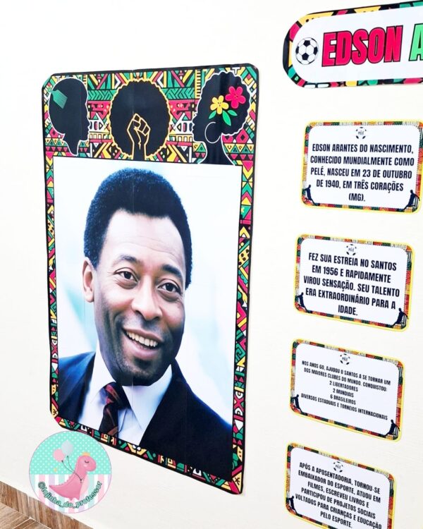 POTÊNCIA NEGRA , PERSONALIDADES NEGRAS,UBUNTU, NEGROS QUE FIZERAM HISTÓRIA,afro, africanidade, kwanzaa, feliz kwanzaa, consciência negra, racismo , painel consciência negra , negros, negras, afro, african,ubuntu,mural para foto ubuntu,representatividade negra,zumbi dos palmares, dandara dos palmares,afro, black power,dia dosamba, mural dia do samba ,samba 2 de dezembro Lojinha do professor, recursos pedagógicos, professor, educação, atividades infantis, alfabetização,professora, professor,recursos lúdicos, lojinha,ensino fundamental,pedagogo,pedagoga,dicas de atividades infantis,BIOGRADIA DE PELÉ,PELÉ
