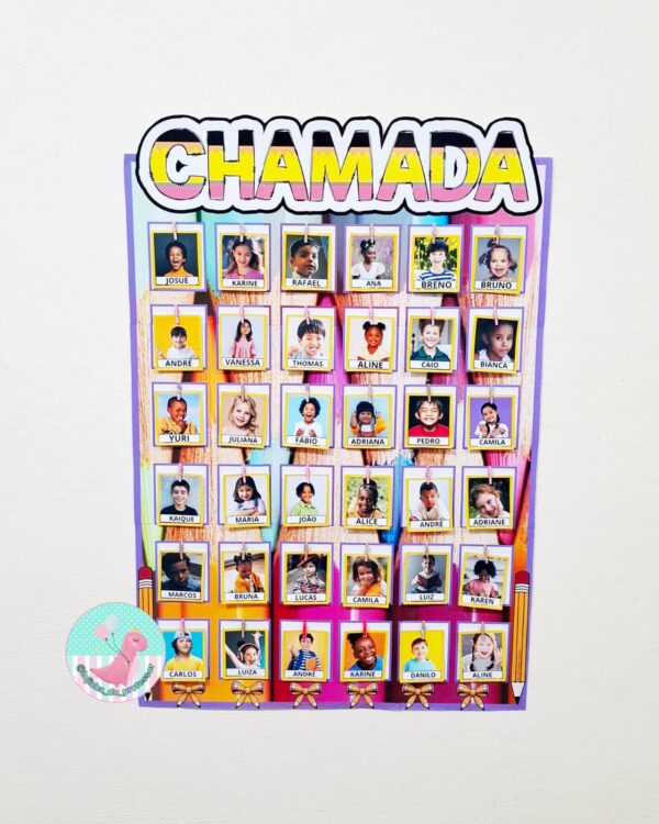 Cartaz Chamada 2 – Com Foto-Tema Lápis