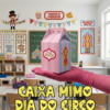 caixa porta mimo dia do circo pdf lembrancinha escolar fácil imprimir uma folha