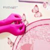 Kit Café com Elas – painel decorativo 2m x 1,70m, dinâmicas e plaquinhas para encontros de mulheres, eventos femininos e reuniões de equipe.