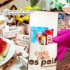 Kit Café com Pais e Responsáveis – Painel decorativo 2m x 1,70m com atividades, plaquinhas, porta mimo e textos de acolhimento para fortalecer vínculo escola e família