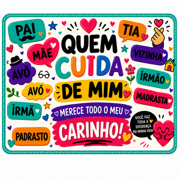 Com carinho-Painel quem cuida de mim