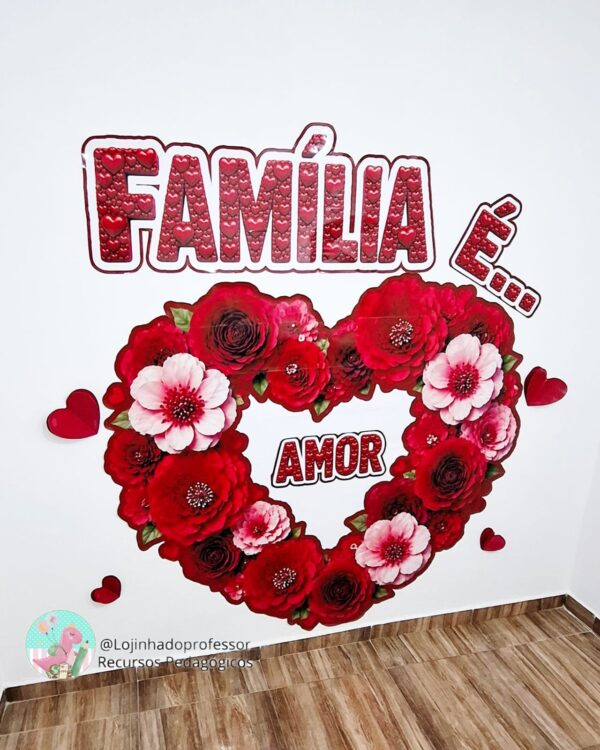 Amor de família-Mural gigante para foto – Lojinha do Professor